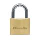 Brass Padlock Large 40 mm with brass cylinder and hardened steel shackle